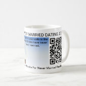 Tasse Jamais Marié Dating . Com (Devant droit)