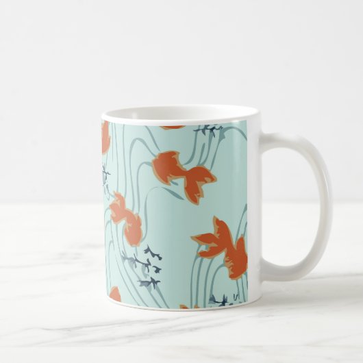 Tasse japonaise de Chiyogami de poisson rouge (Droite)