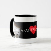 Tasse japonaise de Coffe d'amant de Spitz (Devant gauche)