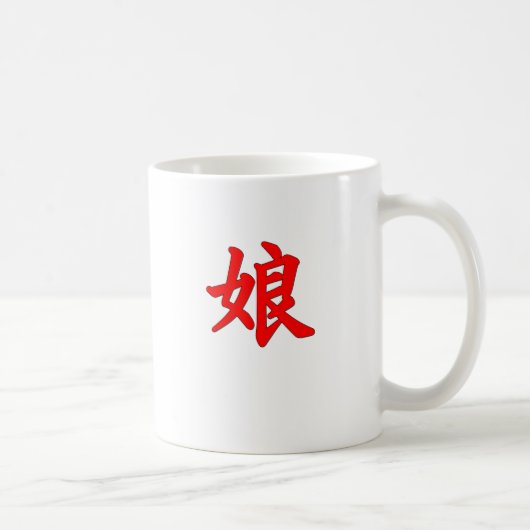 Tasse japonaise de kanji de fille (Droite)