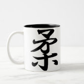 Tasse japonaise de kanji : Jujutsu (Gauche)