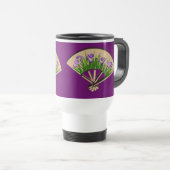 Tasse japonaise de voyage de conception de fan (Devant droit)