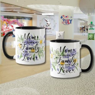 Tasse "Jardin d'amour" pour la fête des mères