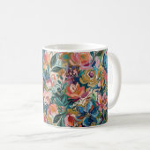Tasse Jardin Floral Coloré (Devant droit)