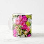 Tasse Jardin Vibrant - Explosion Florale. (Devant gauche)