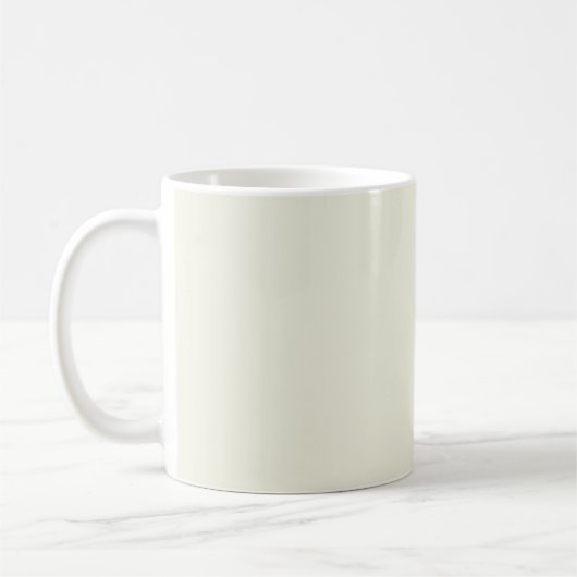 Tasse Jaune Beurre Pâle Uni (Gauche)