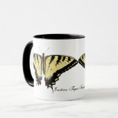 Tasse jaune de ~ de machaon (Devant gauche)