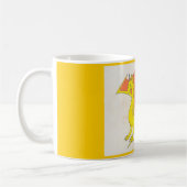 Tasse jaune de dragon (Gauche)