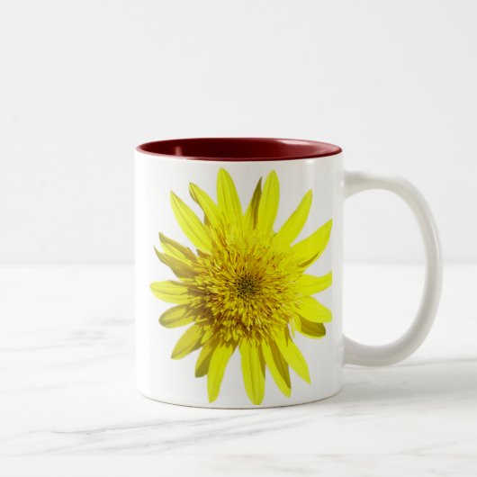 Tasse jaune de tournesol (Droit)