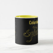Tasse jaune des Spiders de Columbus (Centre)