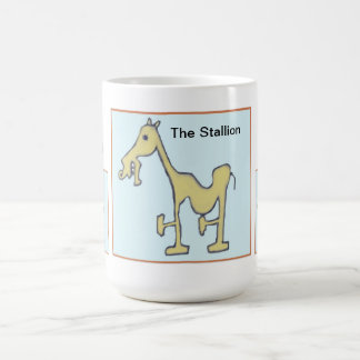 Tasse jaune d'étalon