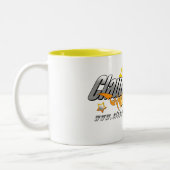 Tasse jaune en ligne noire 01 de Claudia (Gauche)