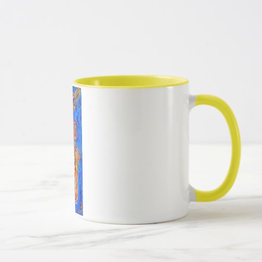 Tasse - jazz bleu frais (Droite)
