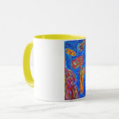 Tasse - jazz bleu frais (Devant gauche)