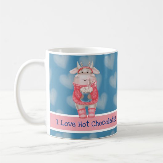 Tasse Je J'aime Le Chocolat Chaud (Gauche)