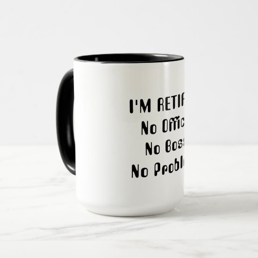 Tasse - "je suis retiré " (Devant gauche)