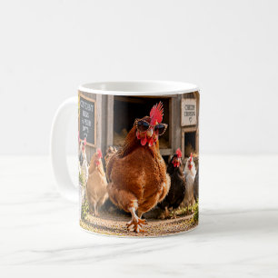Tasse 'Je suis venu, j'ai vu, j'ai caqueté' pour l