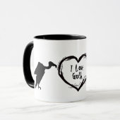Tasse Je t'aime Goth (Devant gauche)