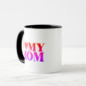Tasse Je t'aime Maman – Cadeau doux pour Mère (Devant gauche)