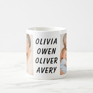 Tasse Je T'Aime Mamie Fête des Grands-Parents