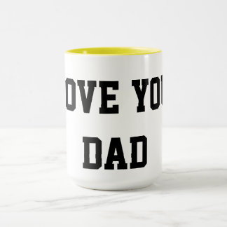 Tasse Je t'aime Papa – Cadeau pour père, Anniversa