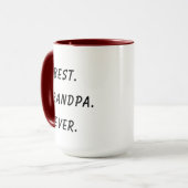 Tasse Je t'aime papi | Bonne fête des grands-paren (Devant gauche)