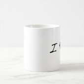 Tasse Je T'Aime (Vert) Perruches (Centre)