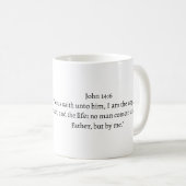 Tasse Jésus Jean 14:6 (Devant droit)