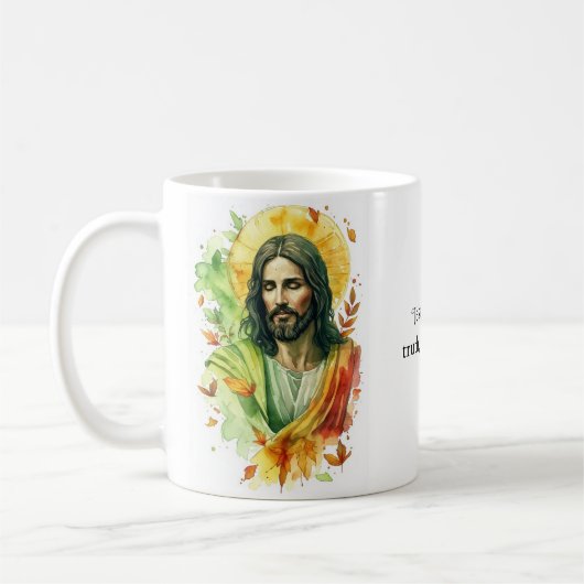 Tasse Jésus Jean 14:6 (Gauche)