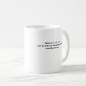 Tasse Jésus Philippiens 4:13 (Devant droit)