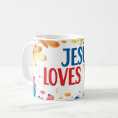 Tasse Jésus Vous Aime (Devant gauche)