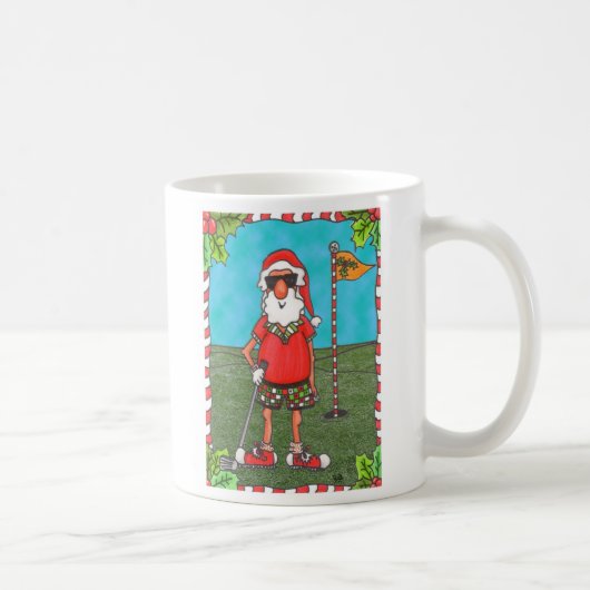 Tasse jouante au golf de Père Noël (Droite)