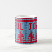 Tasse joyeuse du chandail mignon | de Noël (Centre)