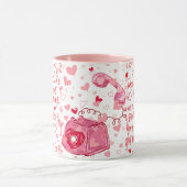 Tasse Joyeuse Saint-Valentin Appel de l'Amour du C (Centre)