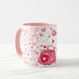 Tasse Joyeuse Saint-Valentin Appel de l'Amour du C
