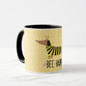 Tasse Joyeux Dachshund Bumblebee (Devant gauche)