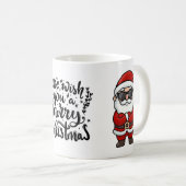 Tasse Joyeux Noël - Père Noël cool (Devant droit)