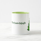 Tasse juive de Chrismukkah d'arbre de Noël (Centre)