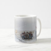 Tasse Jukebox Route Nostalgique American Pie Hiver (Devant droit)