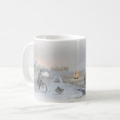 Tasse Jukebox Route Nostalgique American Pie Hiver (Devant gauche)
