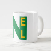 Tasse Jumbo blanche Design NOEL (Devant droit)