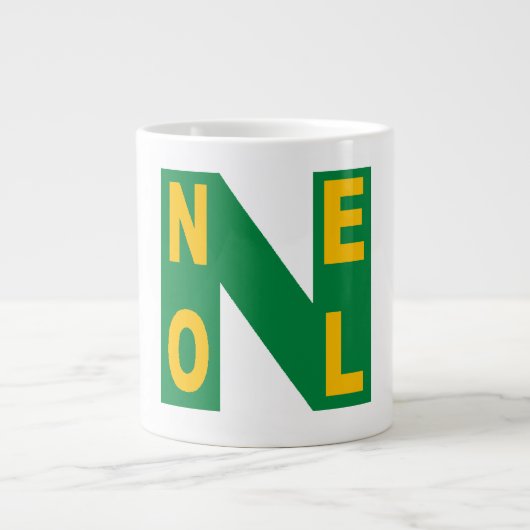 Tasse Jumbo blanche Design NOEL (Devant)