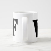 Tasse Jumbo WOOF (20oz) (Dos)