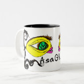 TASSE JUMELLE DE POISSONS (Devant gauche)