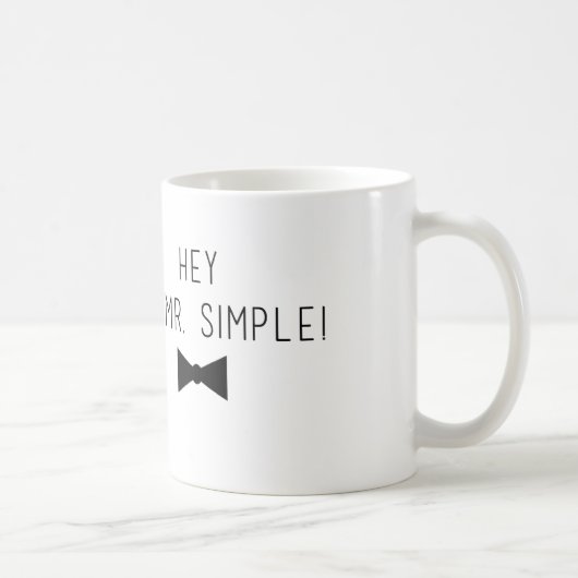 Tasse junior superbe de "M. Simple" (Droite)