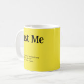 Tasse Just Me (Devant gauche)