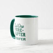 Tasse Just One More Chapter Verte Bibliophile (Devant gauche)