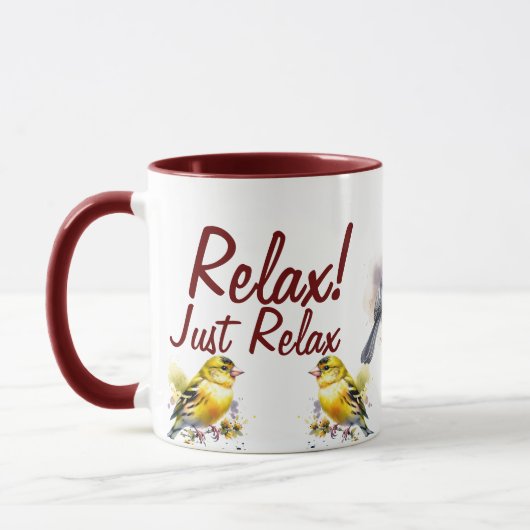 Tasse Just Relax/Oiseau (Gauche)