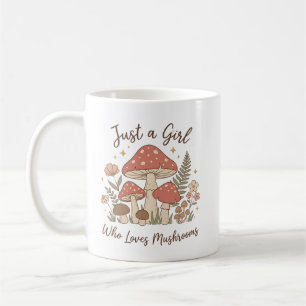 Tasse Juste une fille qui aime les champignons