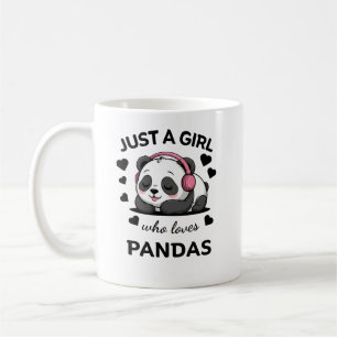 Tasse Juste une fille qui aime les pandas - Tasse